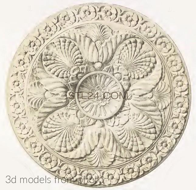 Розетки (ROSETTE_2309 -  | 3D model 3DSMAX / OBJ / STL) 3D модель для ЧПУ станка